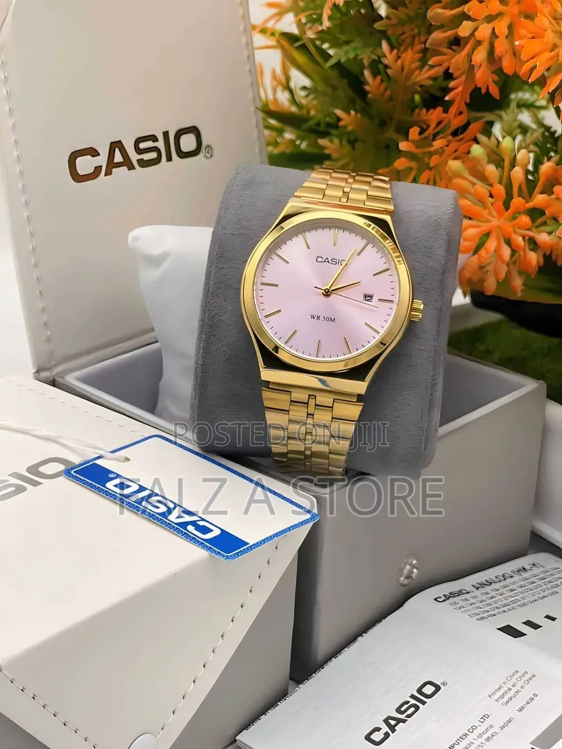 Casio Chain Wristwatch Quartz Movement (Battery Power )