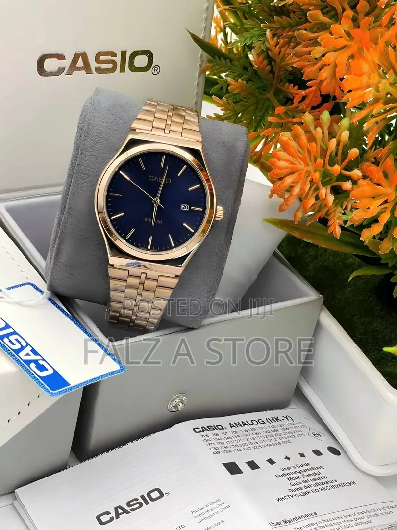 Casio Chain Wristwatch Quartz Movement (Battery Power )