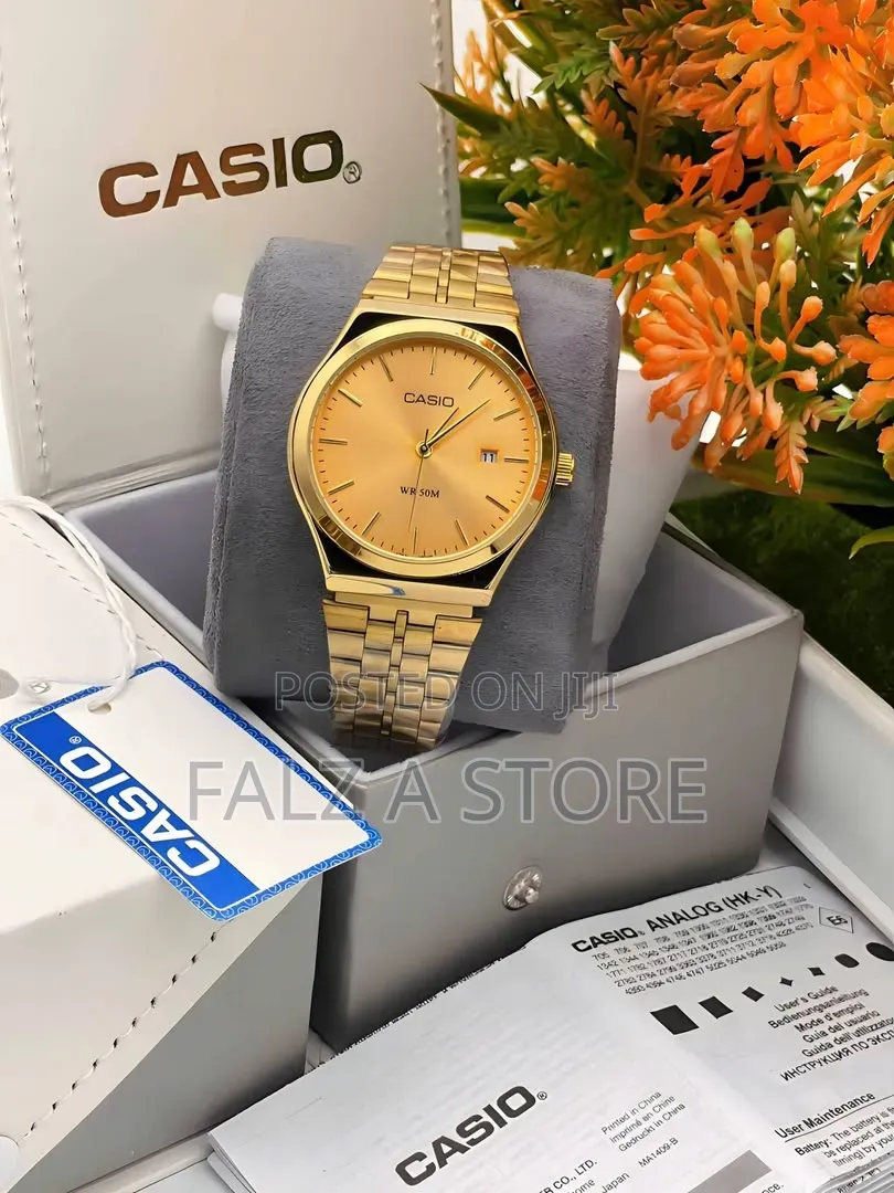 Casio Chain Wristwatch Quartz Movement (Battery Power )