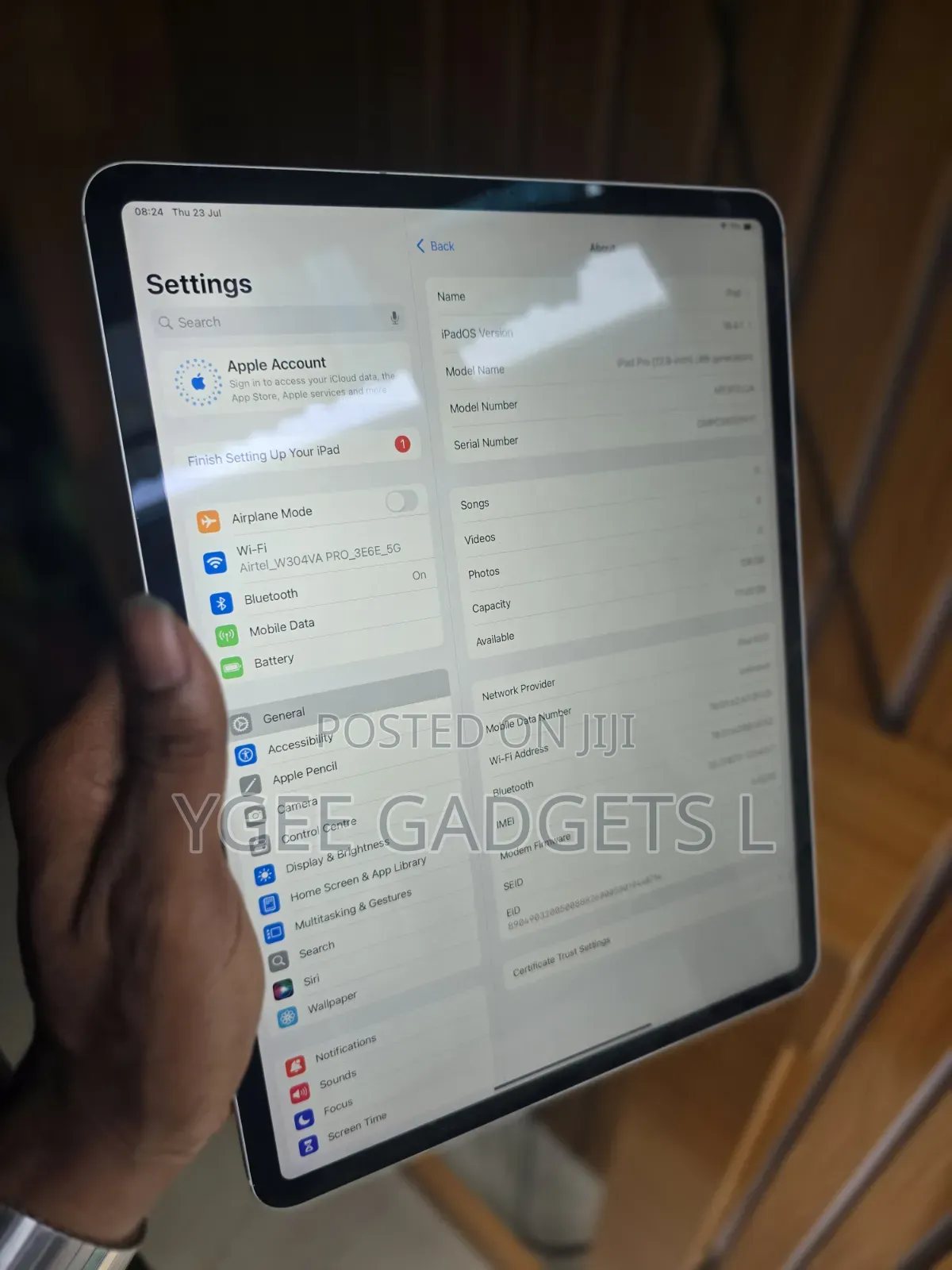 Apple iPad Pro 12.9 (2020) 128 GB Silver