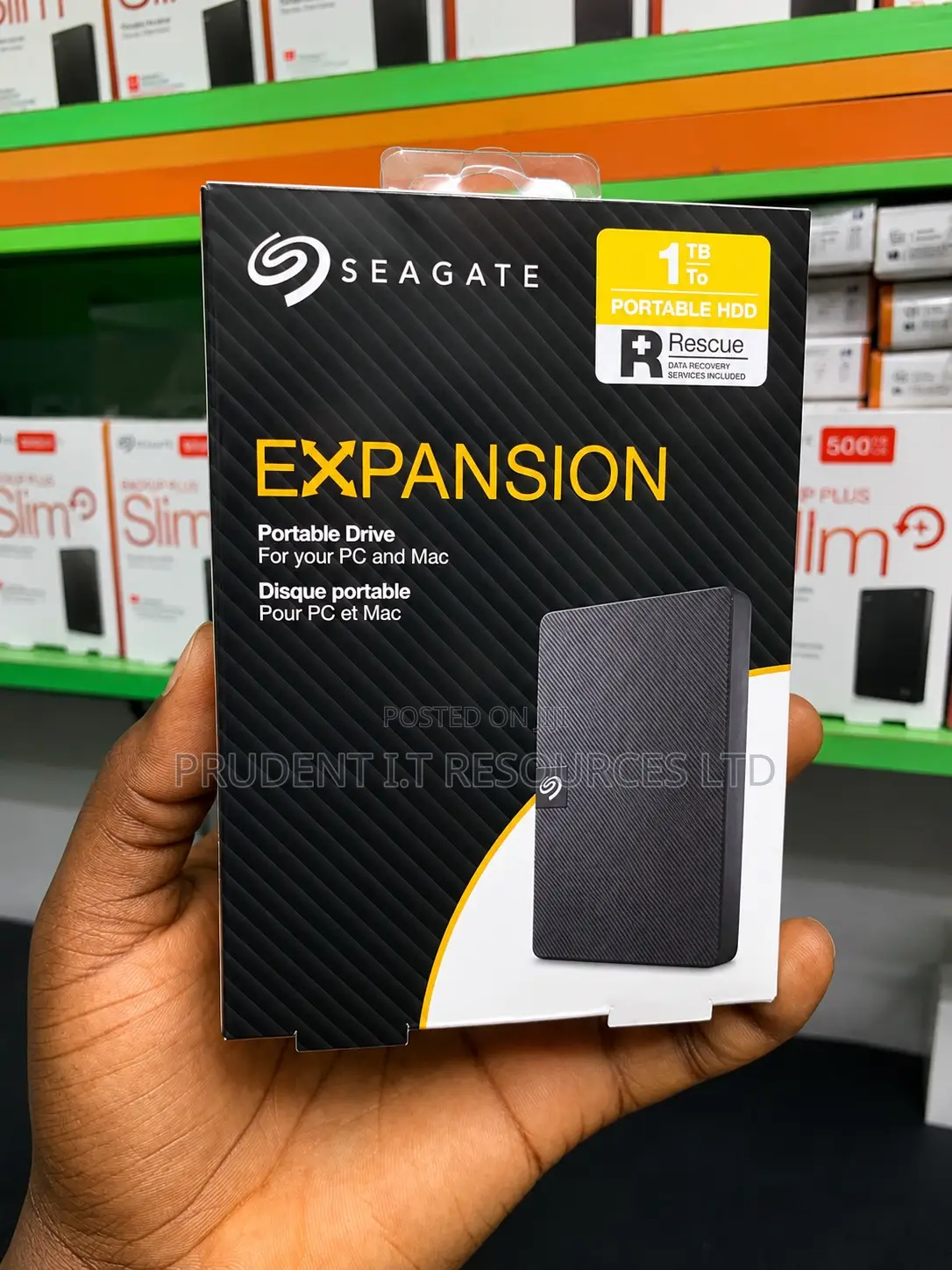 Seagate Expansion 1TB Portable External Hard Drive