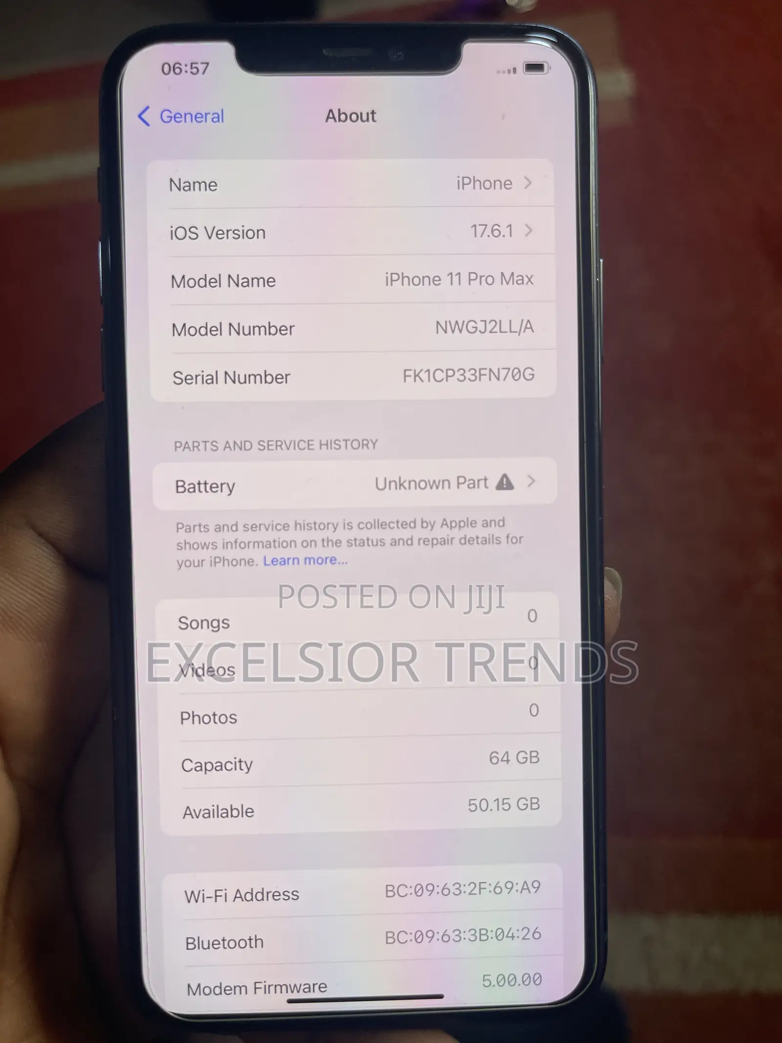 Apple iPhone 11 Pro Max 64 GB Gray