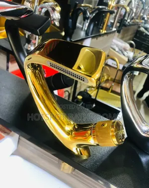 Gold Waterfall Mixer Tap