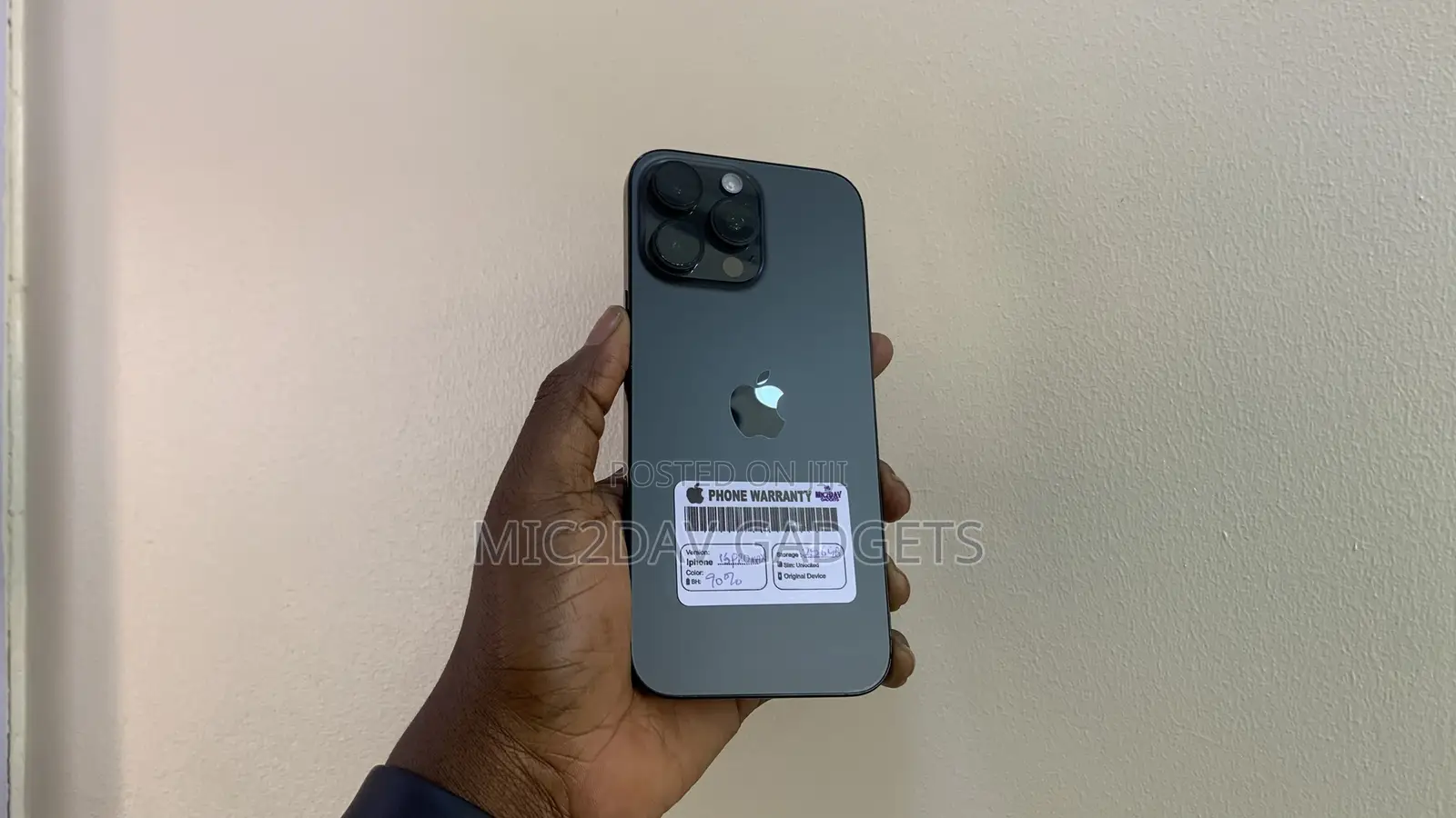 Apple iPhone 16 Pro Max 256 GB Black