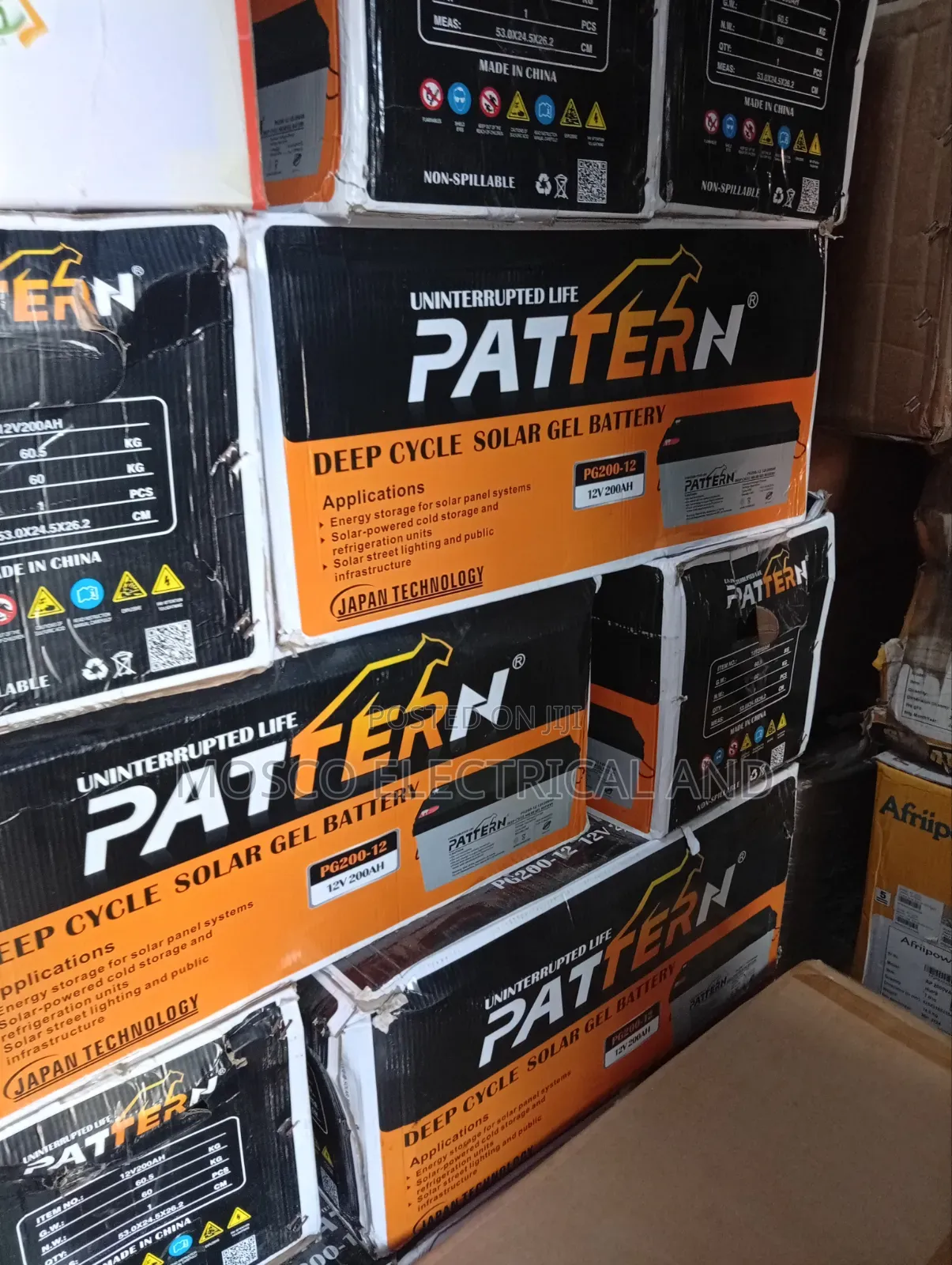 200ah/12volts Pattern Deep Cycle Solar Batteries