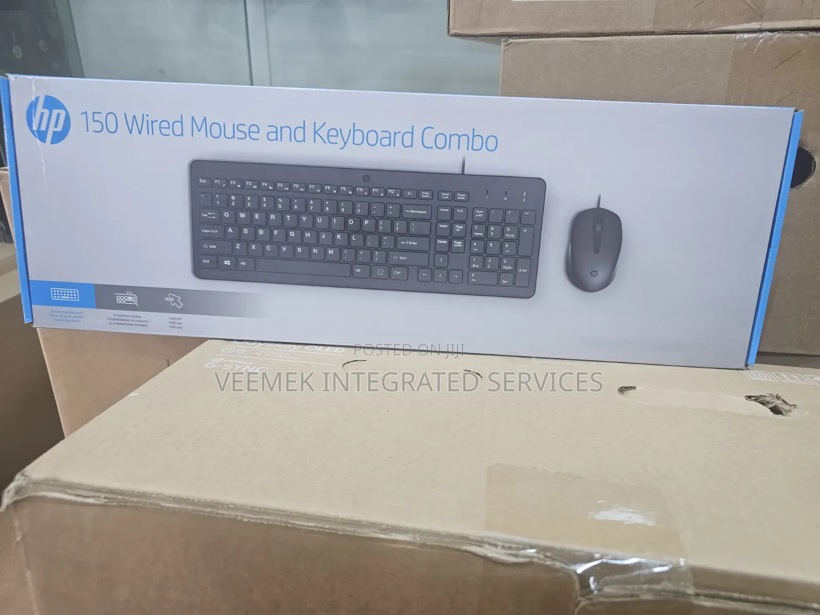 HP 150 Wired Mouse and Keyboard