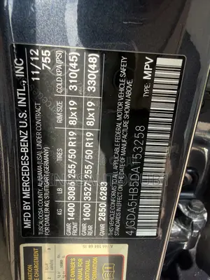 Mercedes-Benz M Class ML 350 4Matic 2013 Gray