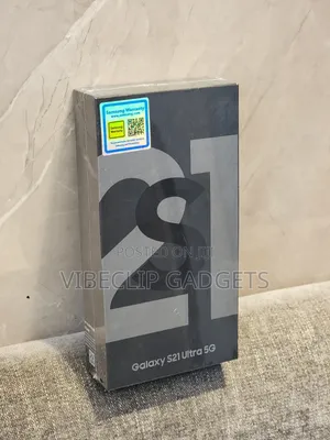 New Samsung Galaxy S21 Ultra 5G 256 GB Black