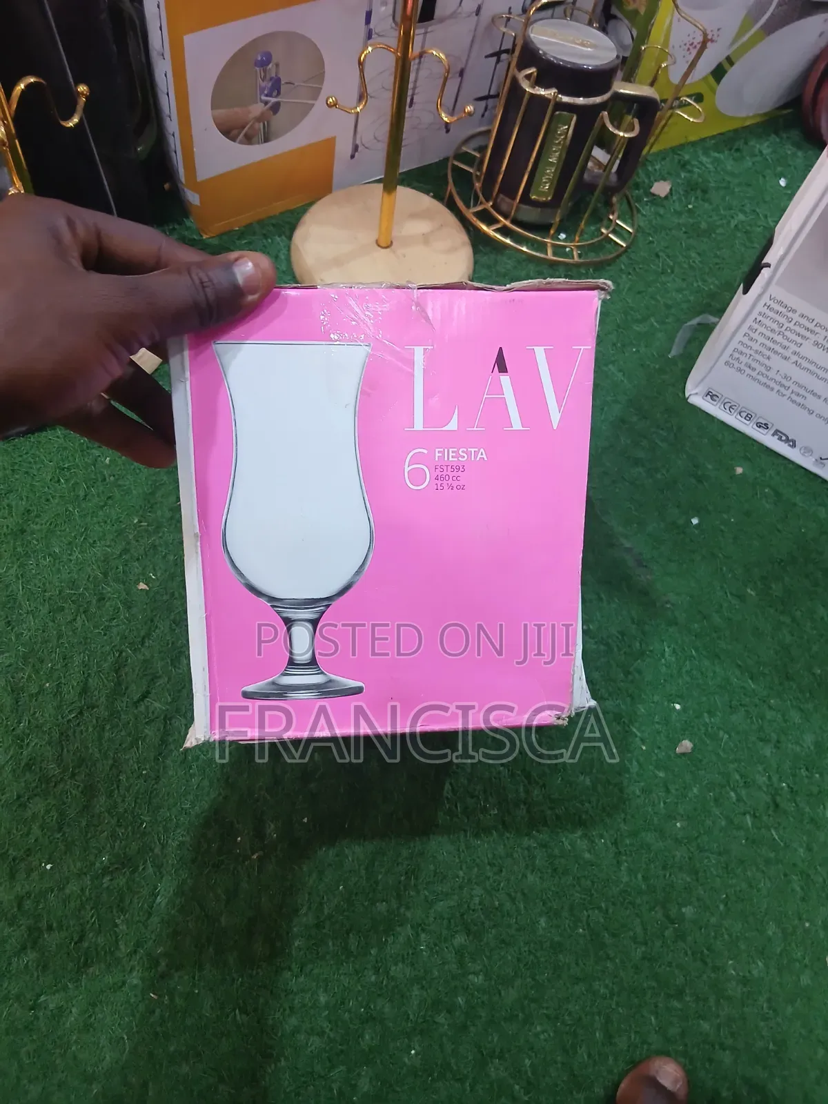Hurricane Big Glass Cup