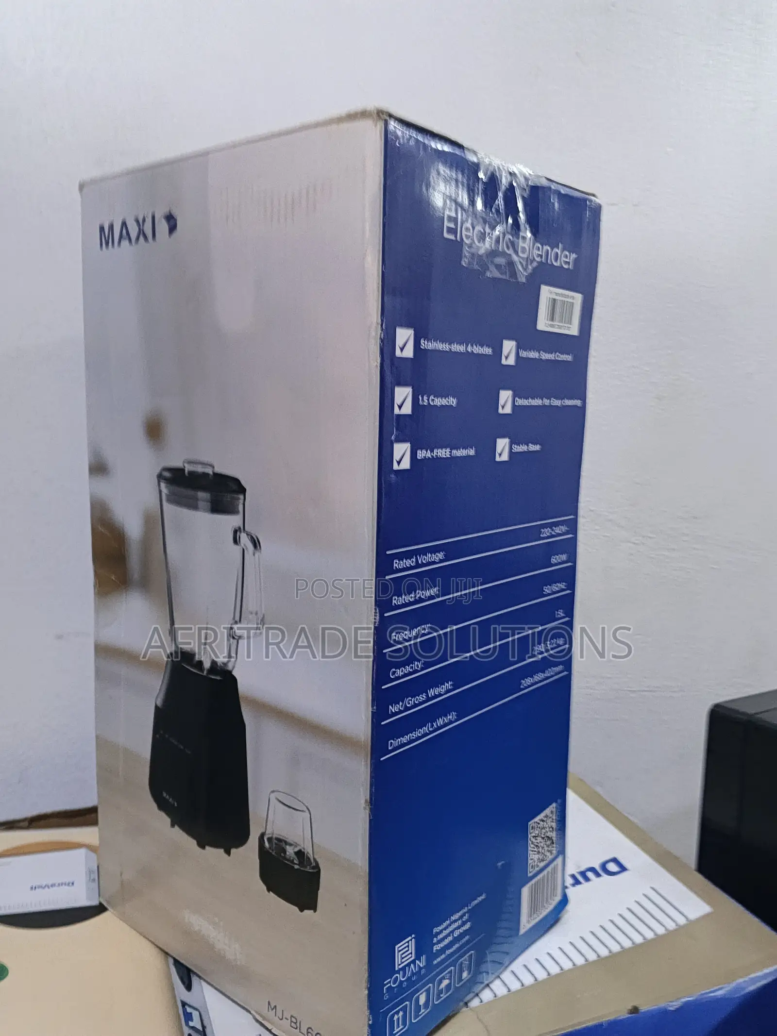 Maxi MJ-BL6013W Blender for Healthy Living