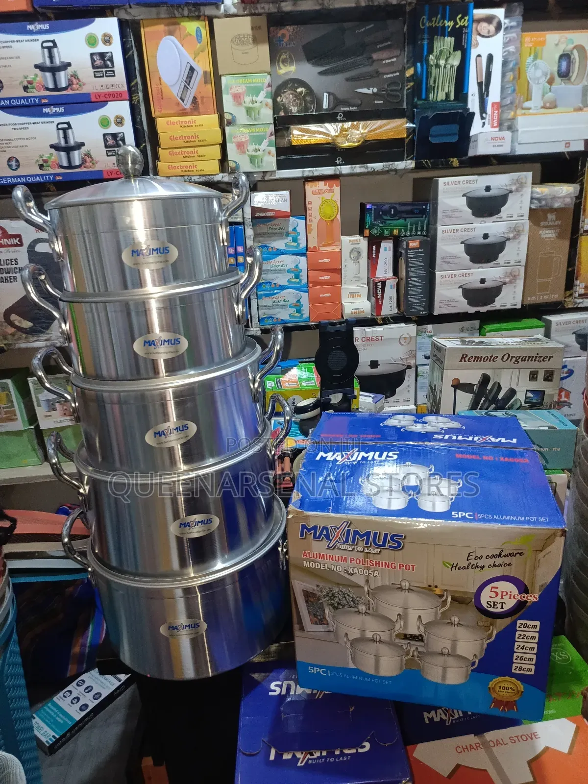 5pcs Aluminum Pots