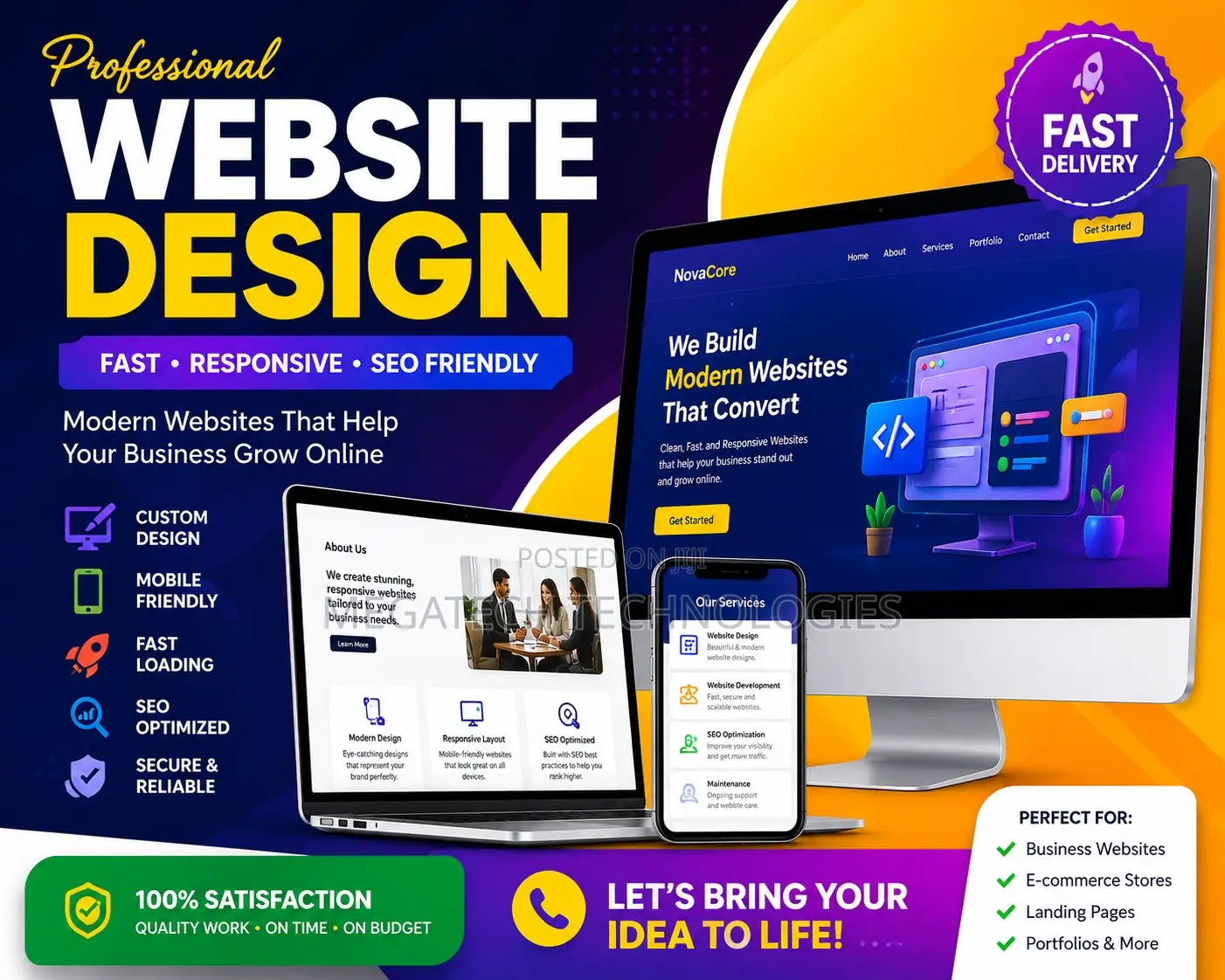 Professional Website Design Services in Nigeria