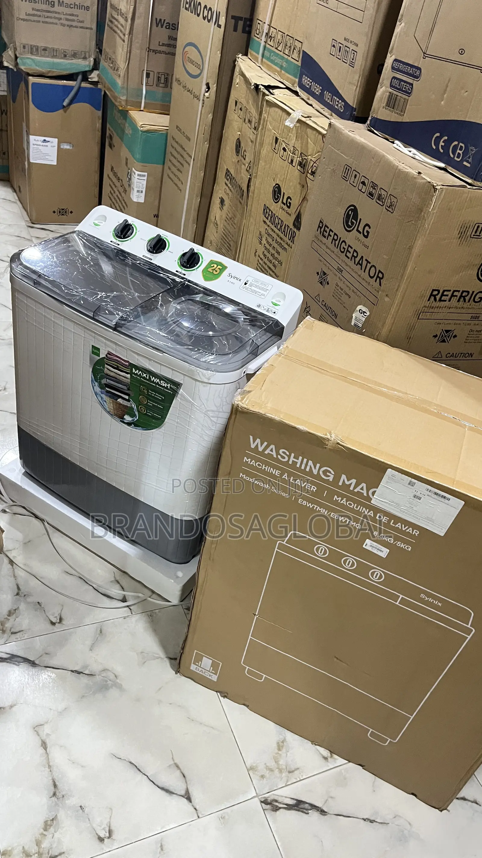 Synix E8WTMG Washer Energy Efficient Laundry Machine