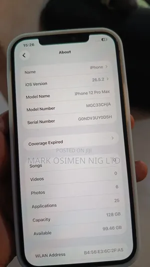Apple iPhone 12 Pro Max 128 GB Silver