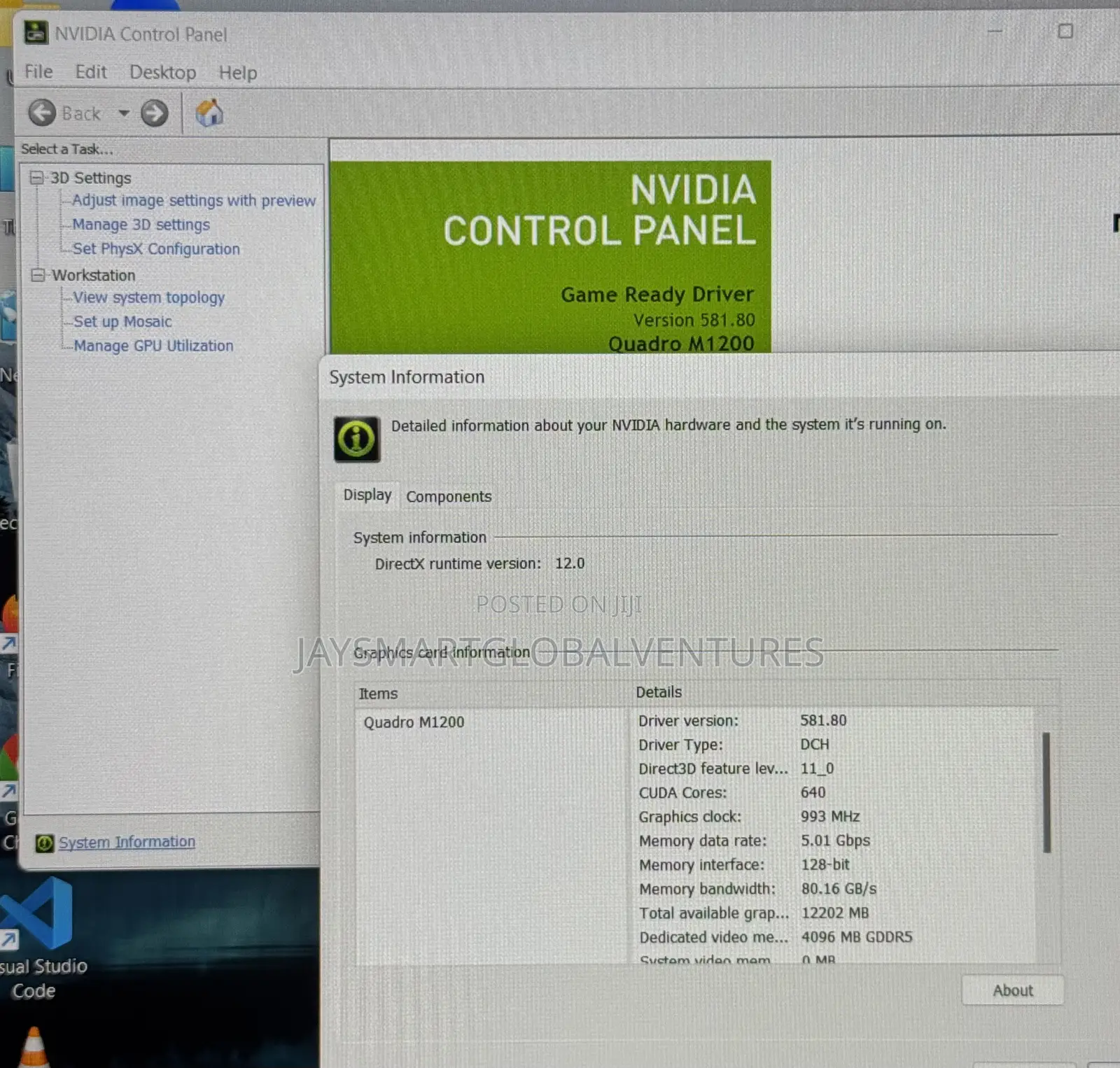 Laptop Dell Precision 7520 16GB Intel Core i5 SSD 512GB