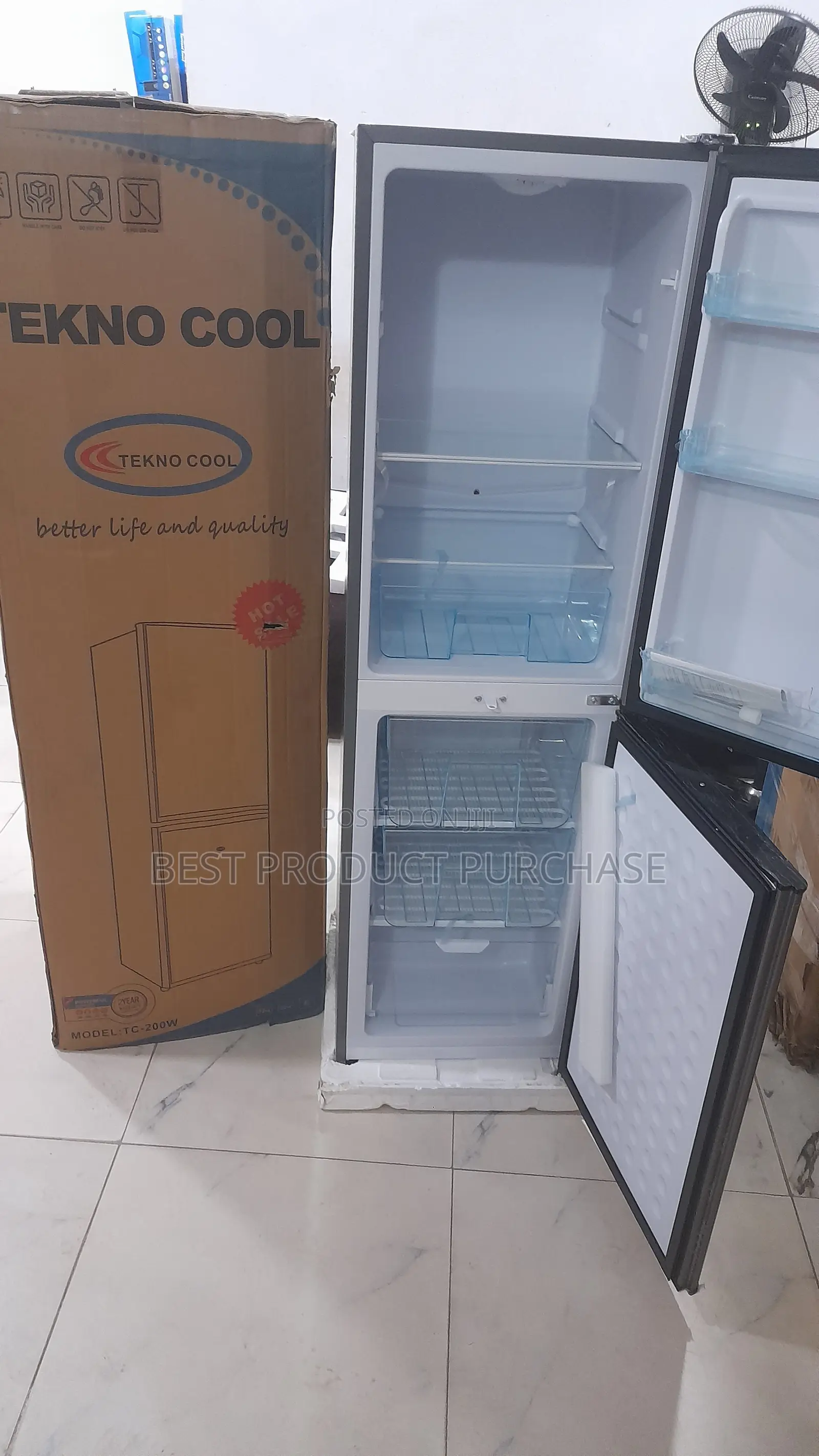Energy-Efficient Tekno Cool TC-200W Fridge (Brand New)