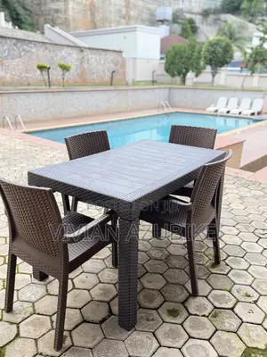 Outdoor Table and 4-Chairs Set