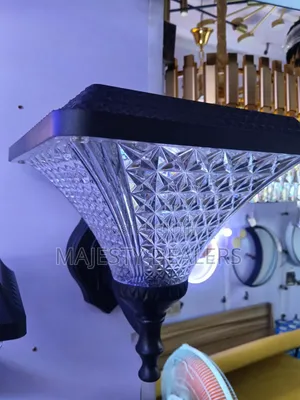 Single Wall Solar With Multiple Led Angle Pillar Light