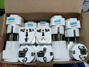 Portable Universal UK Plug Adapter Power Socket Travel Converter