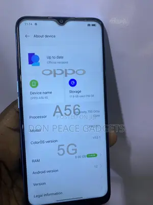 Oppo A56 5G 256 GB White