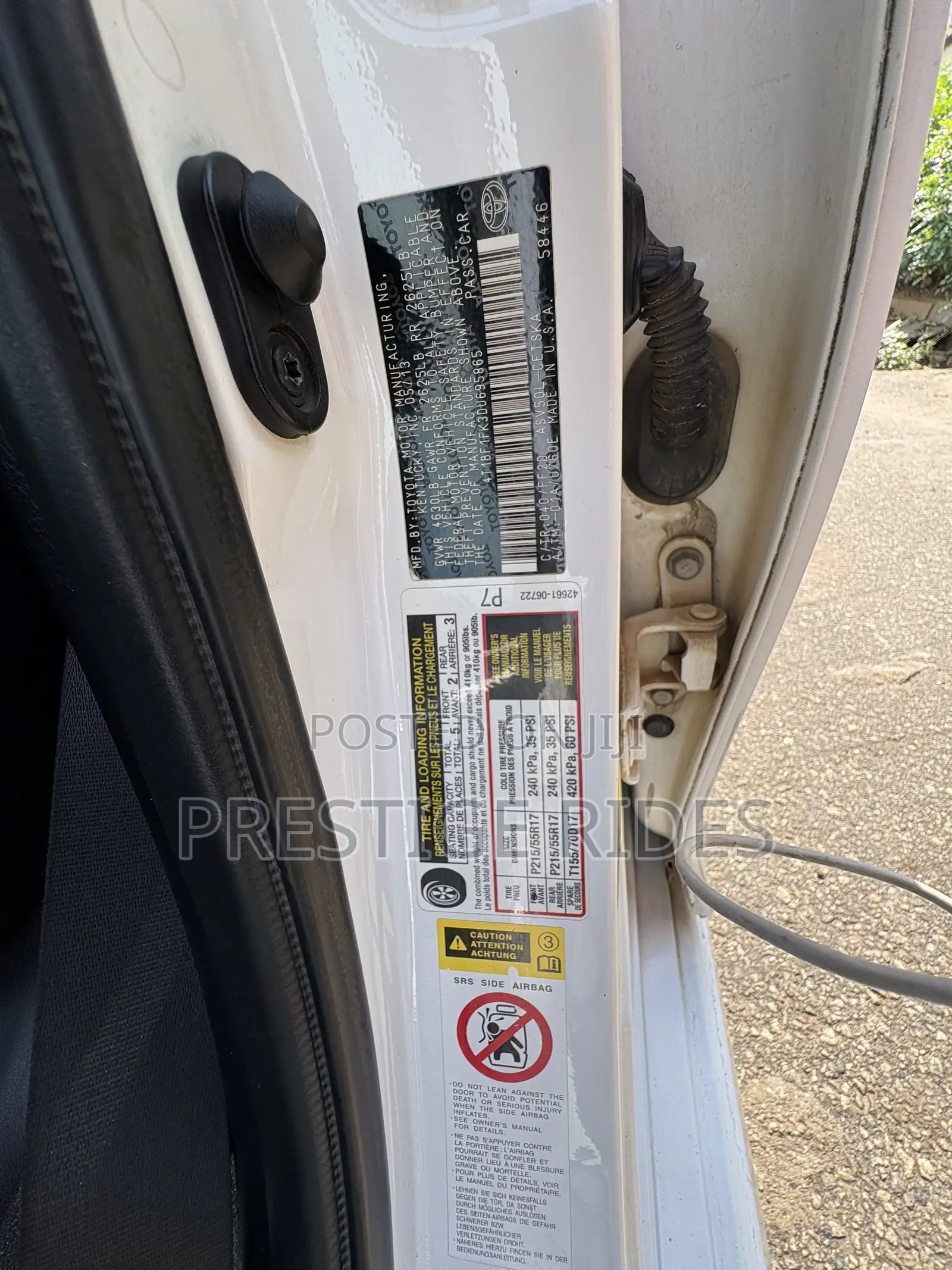 Toyota Camry 2013 White