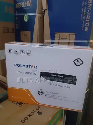 Polystar Space-Saving Cooker Vent Hood 60cm