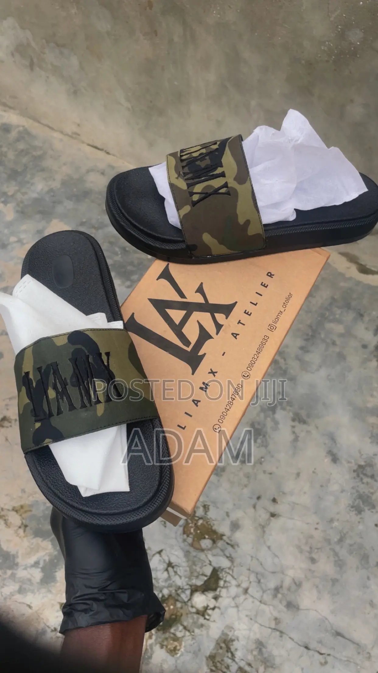 Original Camo Palm Slippers for Men