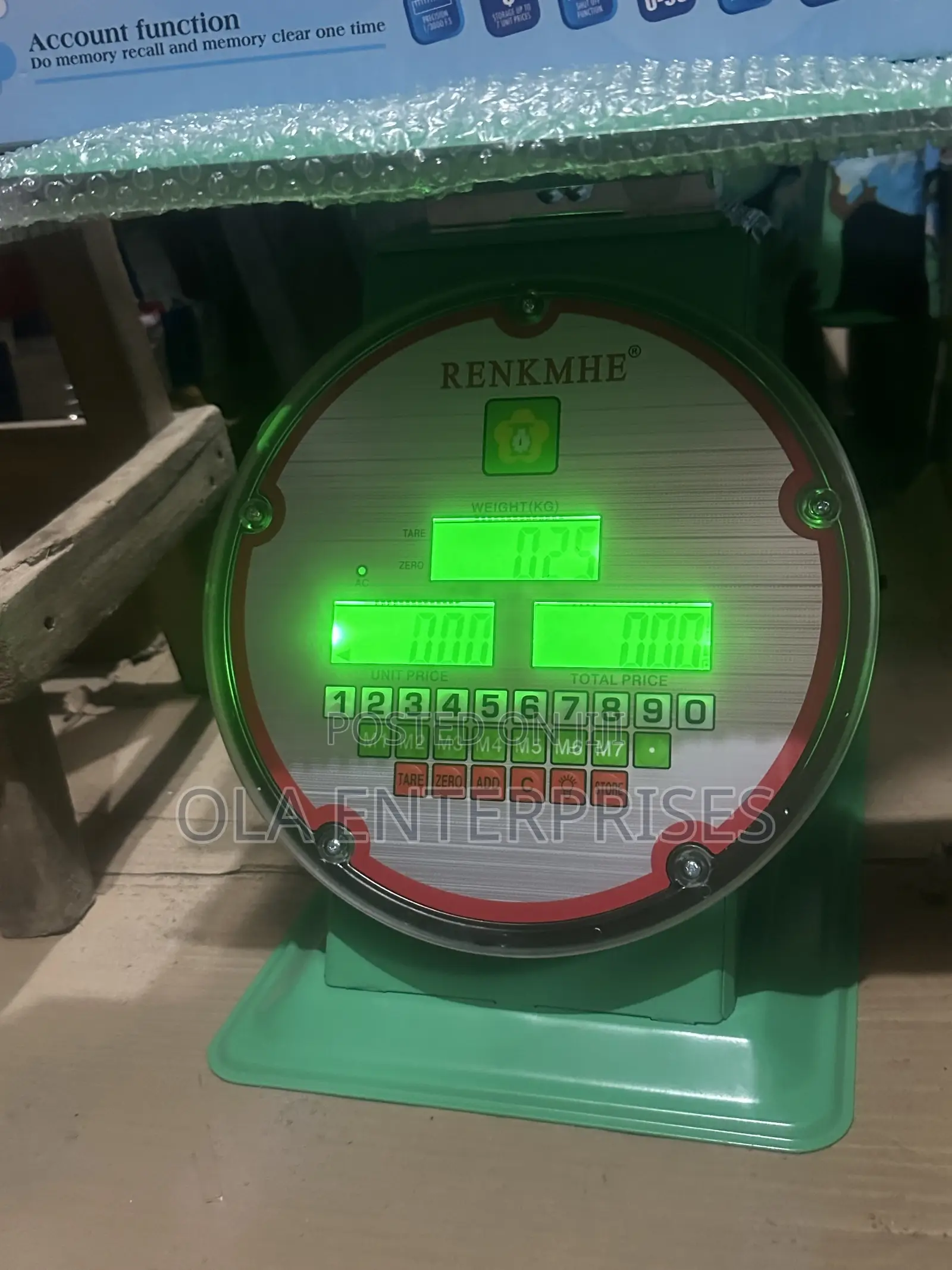 RENKMHE Electronic Pricing Scale