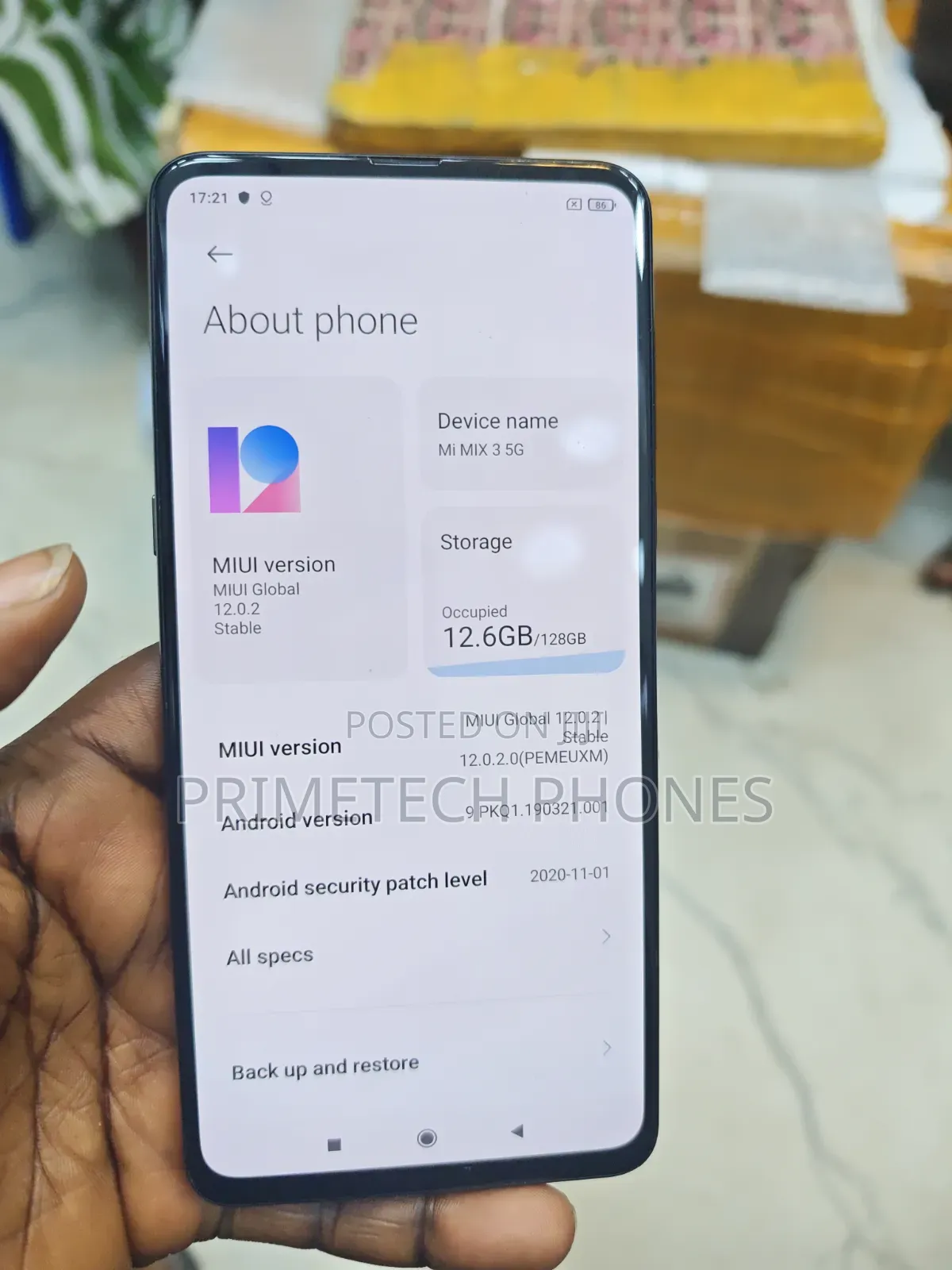 Xiaomi Mi Mix 3 128 GB Black