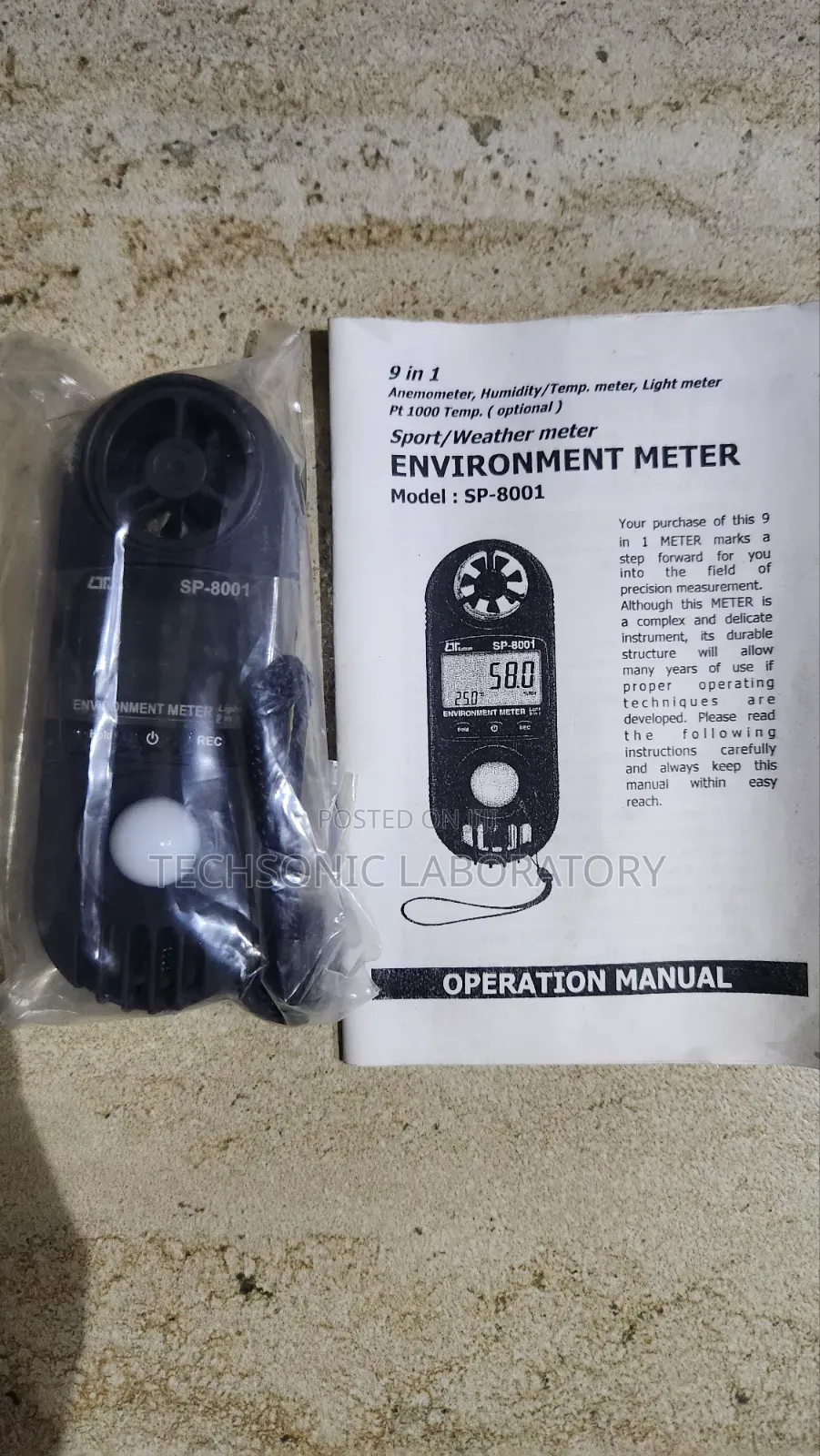 Lutron 9 in 1 Environment Meter