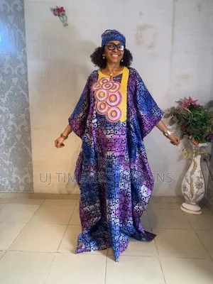Elegant Adire Gown for Women