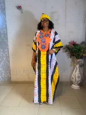 Beautiful Long Adire Gown