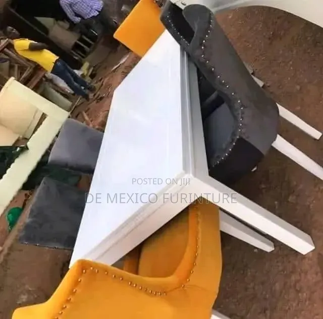 Dining Table Set Six Chairs