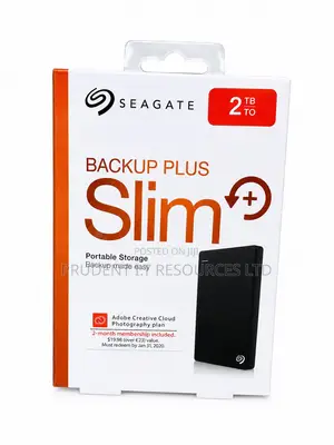 Seagate Backup Plus Slim 2TB Portable External Hard Drive