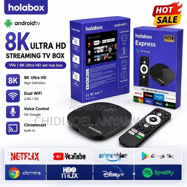 V96 Smart Android HD TV Box With Free Netflix