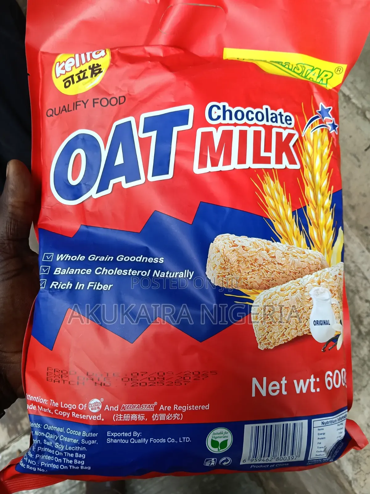 Oat Chocolate Milk Sachet by 18Bags