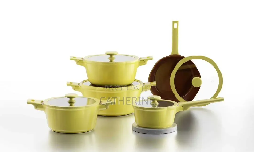 10-Piece Petaline Non-Stick Cookware Set