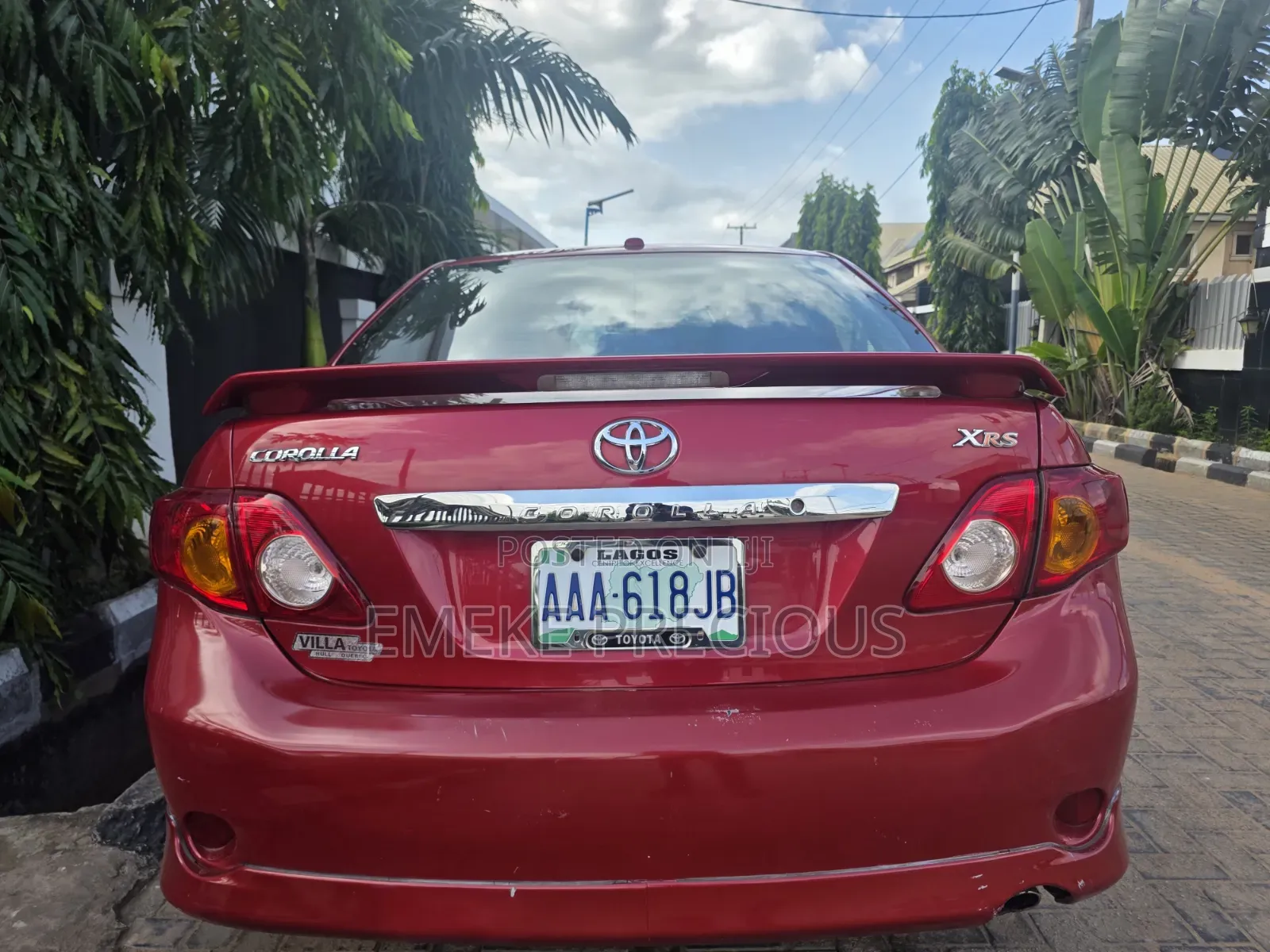 Toyota Corolla 2010 Red