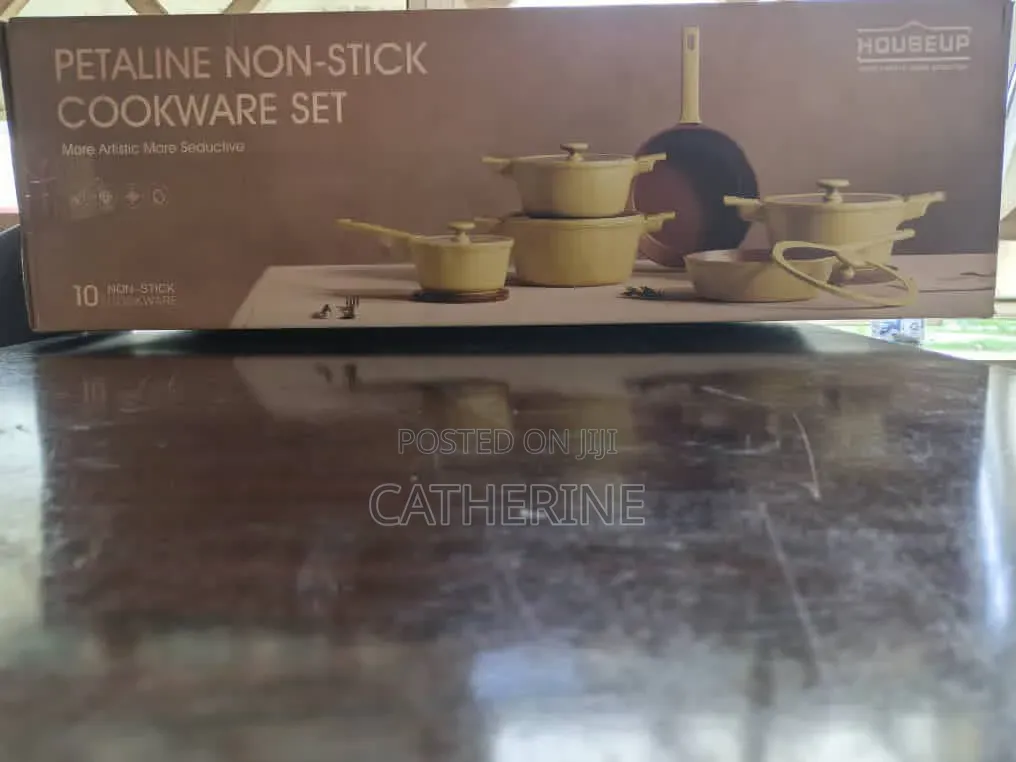 10-Piece Petaline Non-Stick Cookware Set