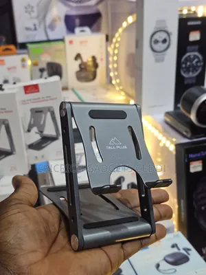 Folding Aluminum Phone and Tablet Stand/Holder