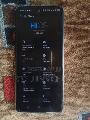 Tecno Spark 10 Pro 128 GB Silver