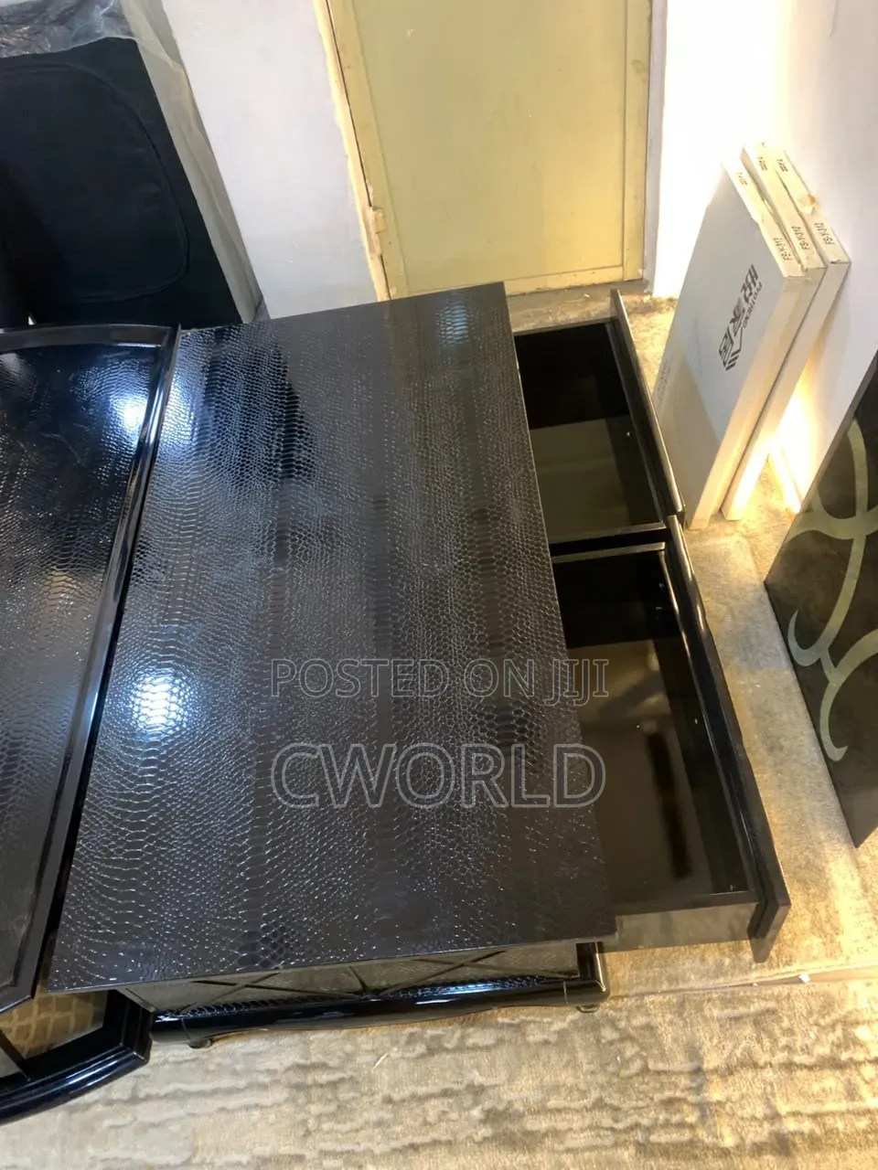 Modern High-Gloss TV Console - Imported