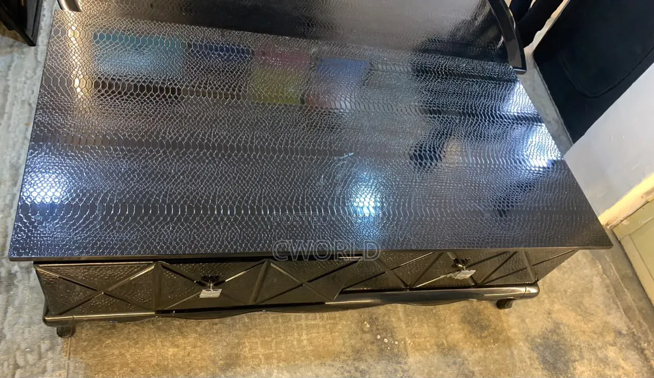 Modern High-Gloss TV Console - Imported