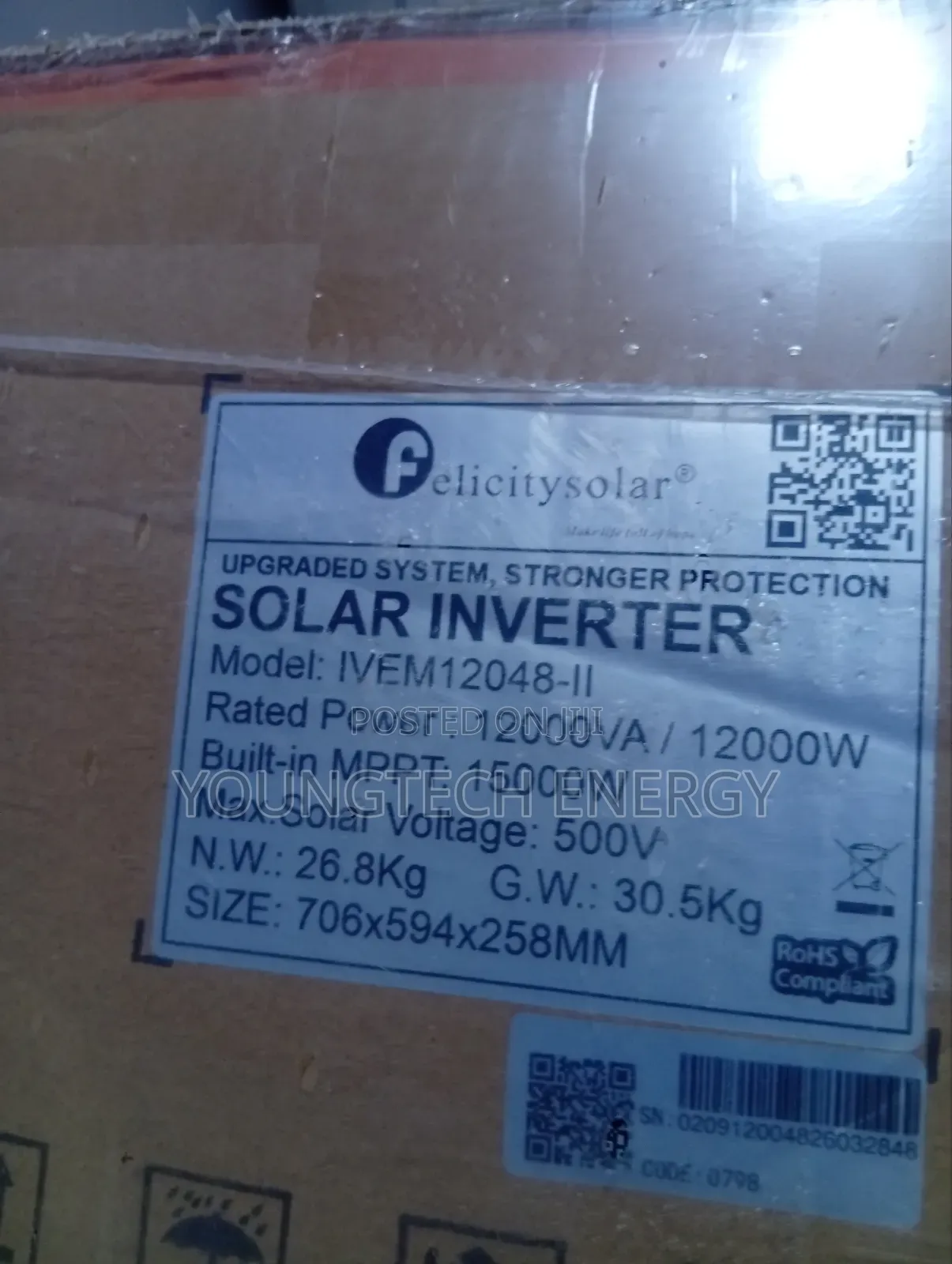 12kva 48v Felicity Hybrid