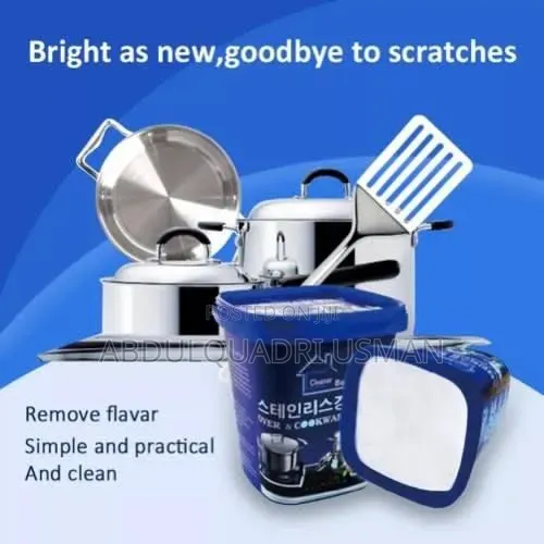 Pot / Cookware Cleaner, Rusty and Burnt Material Cleaner