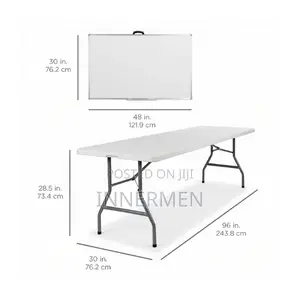 6FT Heavy-Duty Foldable Plastic Table