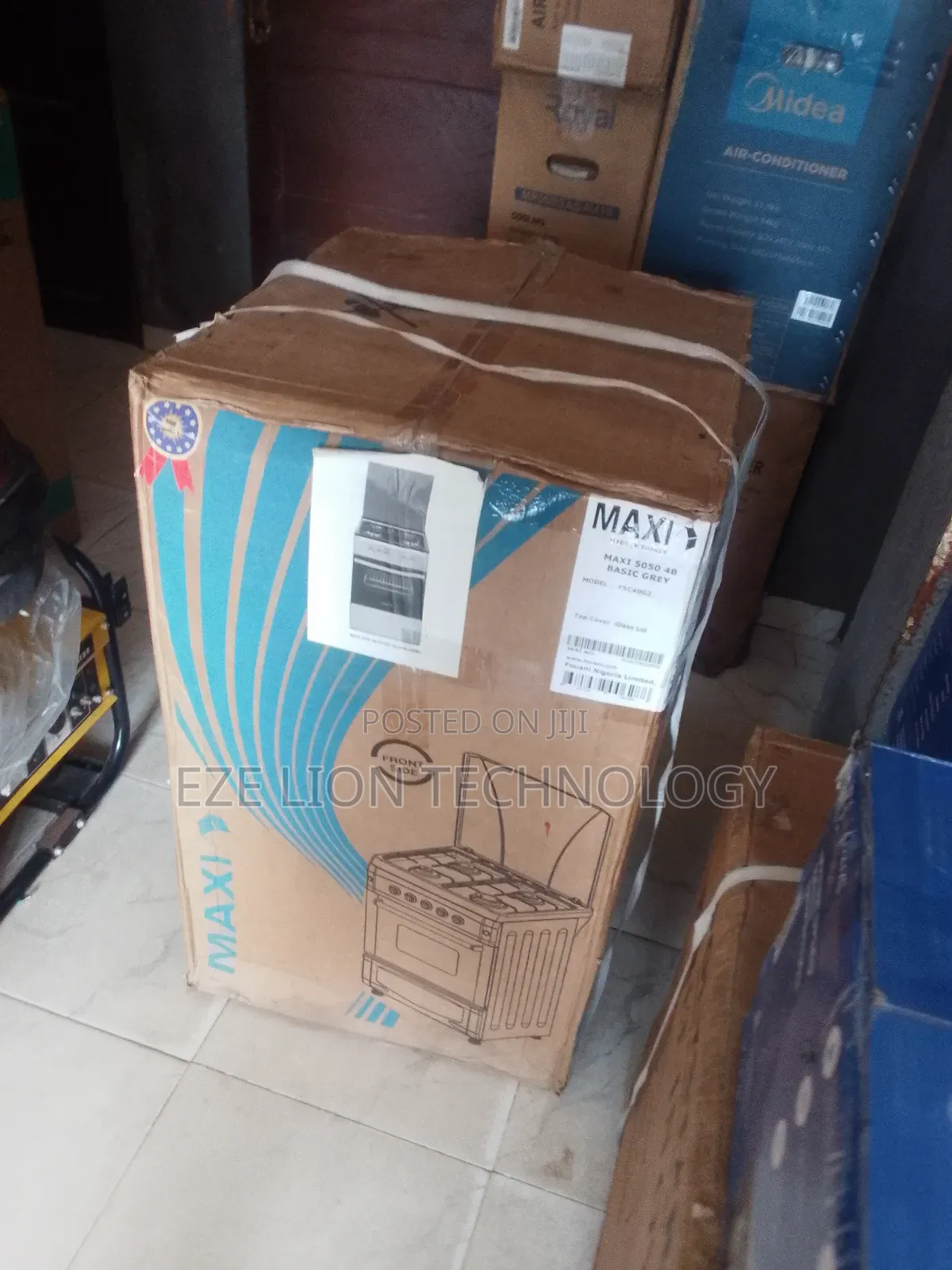 New Improved Maxi 4b Gas Cooker