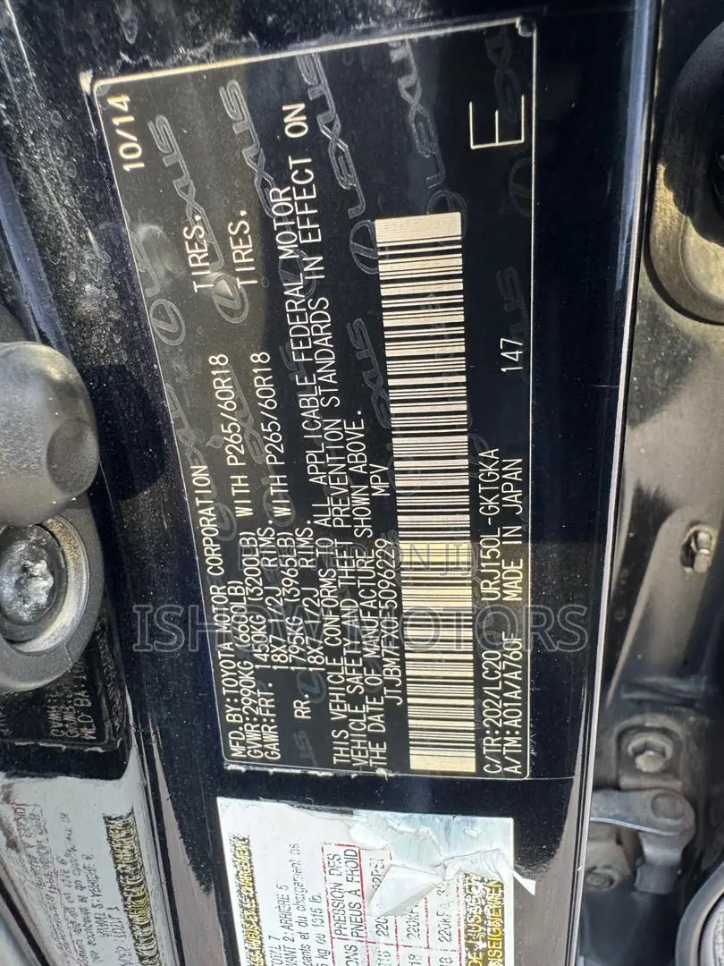Lexus GX 460 Luxury 2015 Black