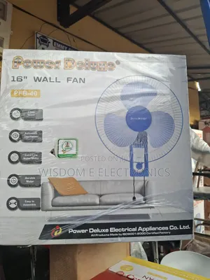 Power Deluxe Wall Fan 16inches