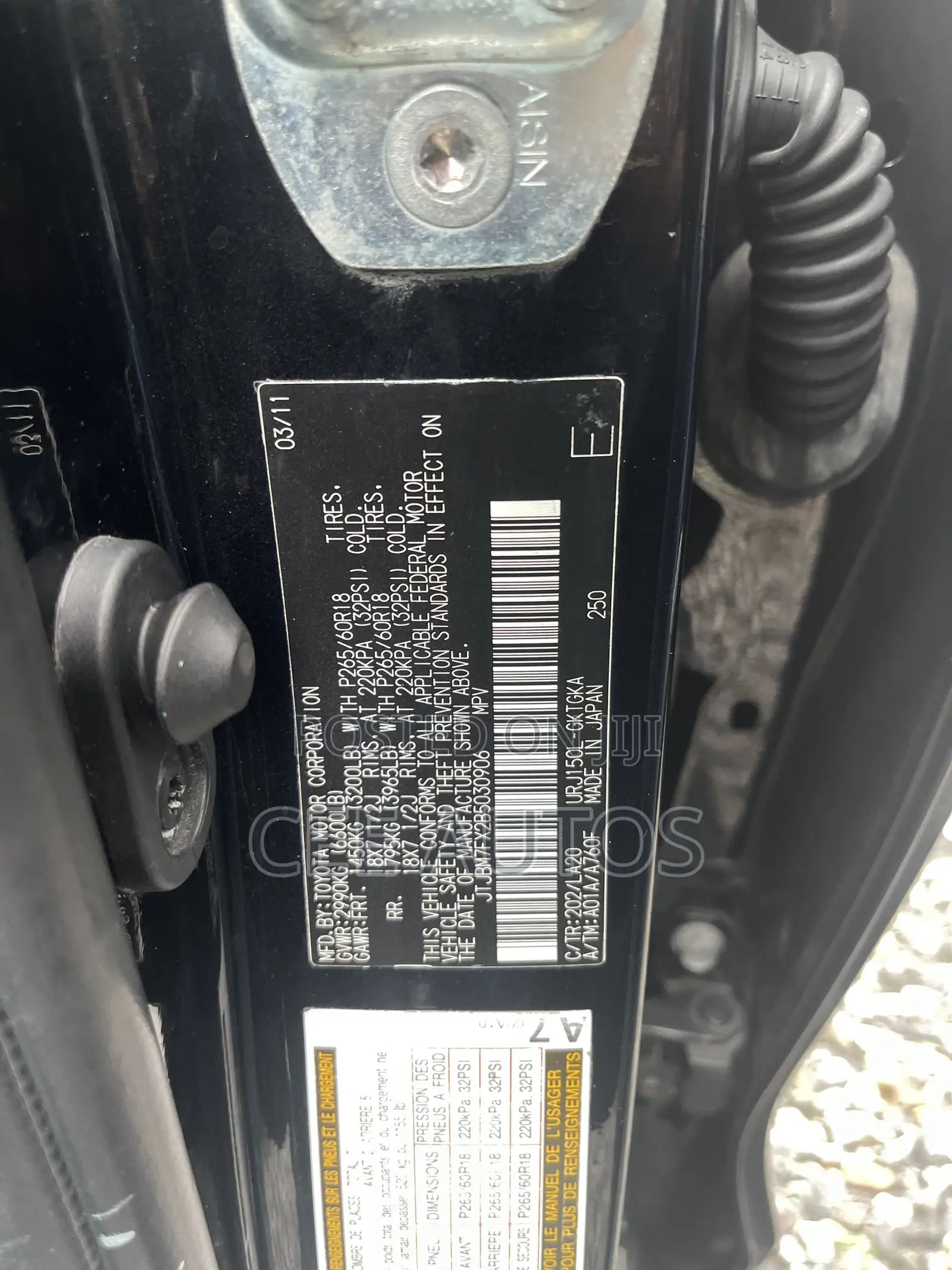 Lexus GX 460 2011 Black